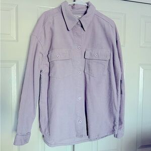 PacSun Light Purple Corduroy Shirt
